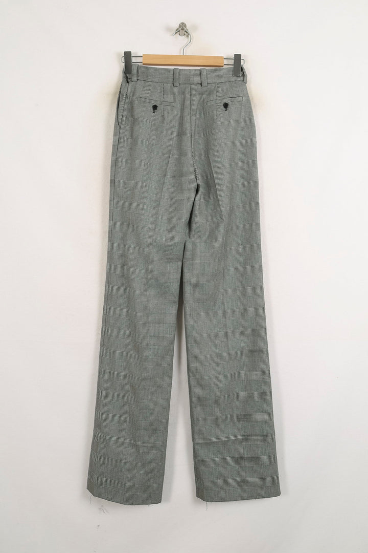 Pantalon Large Gris - Taille S/36 de la marque Ines de la Fressange Paris | PARAD76651 - Vendu par Paradigme - Image 4