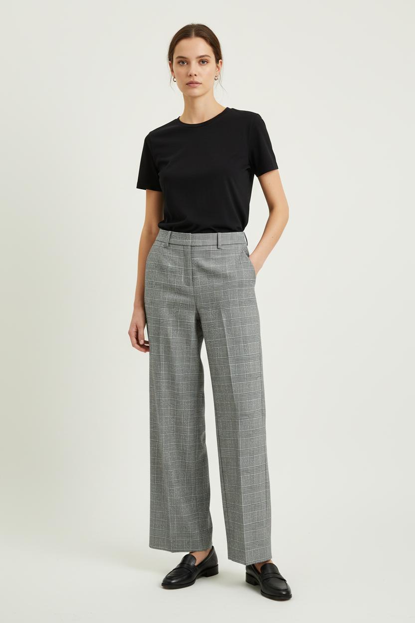 Pantalon Large Gris - Taille S/36 de la marque Ines de la Fressange Paris | PARAD76651 - Vendu par Paradigme - Image 1