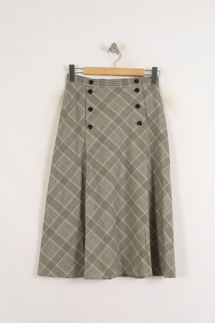 Jupe Longue Grise - Taille S/36 de la marque Ines de la Fressange Paris | PARAD76652 - Vendu par Paradigme - Image 2