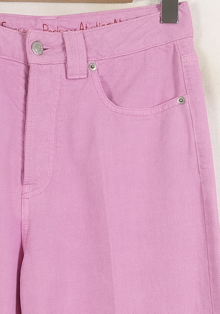 Jean Large Rose - Taille M/38 de la marque Ines de la Fressange Paris | PARAD76653 - Vendu par Paradigme - Image 3
