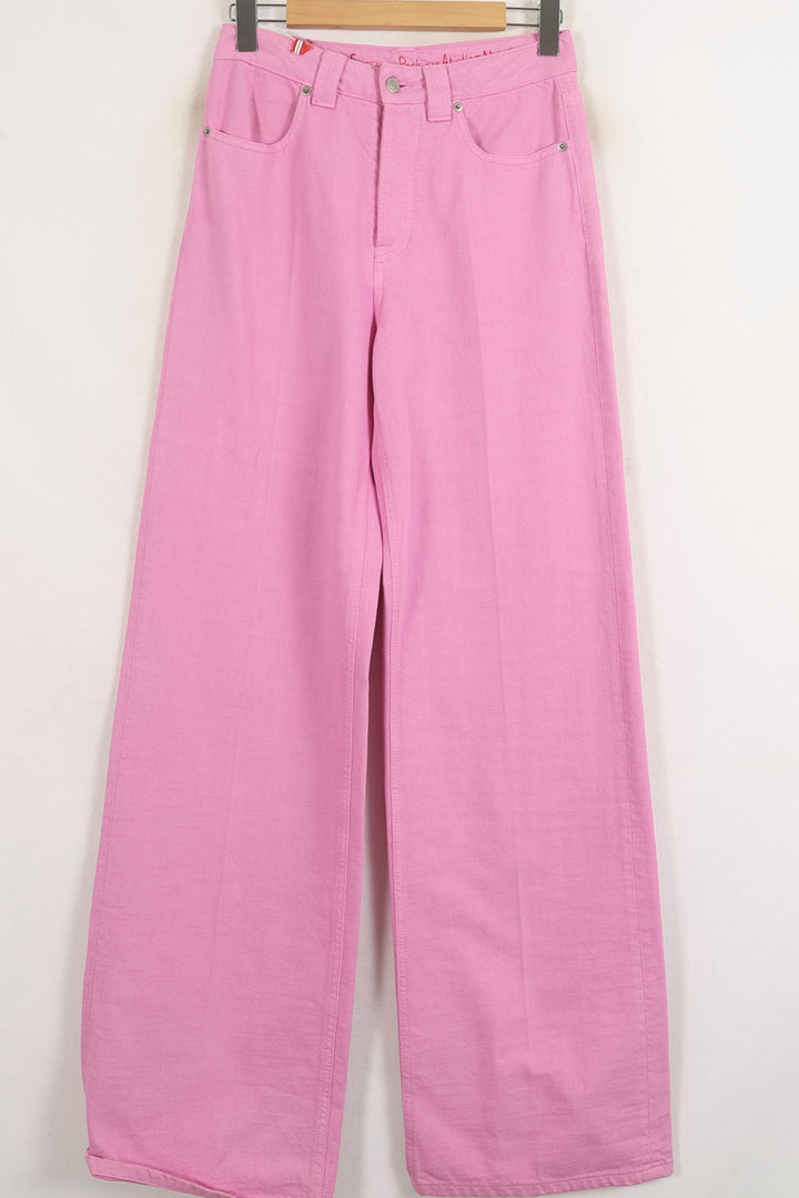 Jean Large Rose - Taille M/38 de la marque Ines de la Fressange Paris | PARAD76653 - Vendu par Paradigme - Image 2