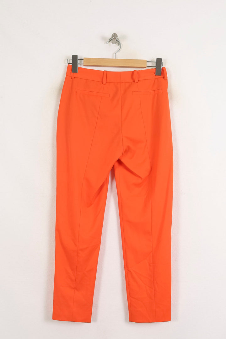Pantalon Droit Orange - Taille S/36 de la marque Ines de la Fressange Paris | PARAD76654 - Vendu par Paradigme - Image 4