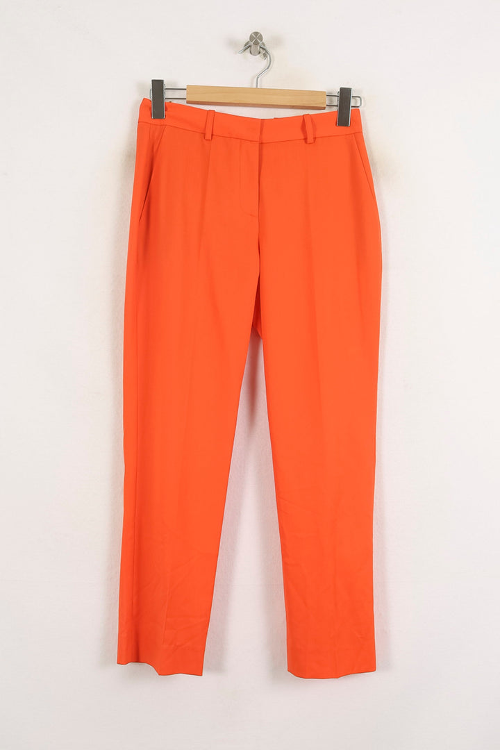 Pantalon Droit Orange - Taille S/36 de la marque Ines de la Fressange Paris | PARAD76654 - Vendu par Paradigme - Image 2