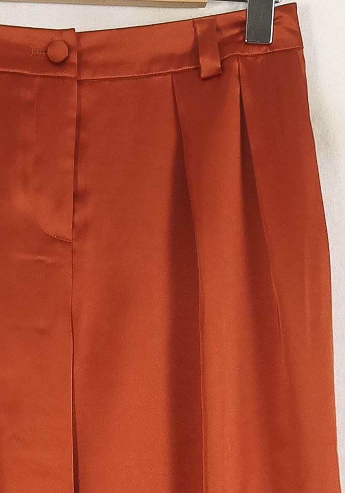 Pantalon Large Bordeaux - Taille S/36 de la marque Ines de la Fressange Paris | PARAD76655 - Vendu par Paradigme - Image 3