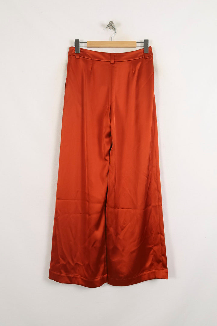 Pantalon Large Bordeaux - Taille M/38 de la marque Ines de la Fressange Paris | PARAD76656 - Vendu par Paradigme - Image 4