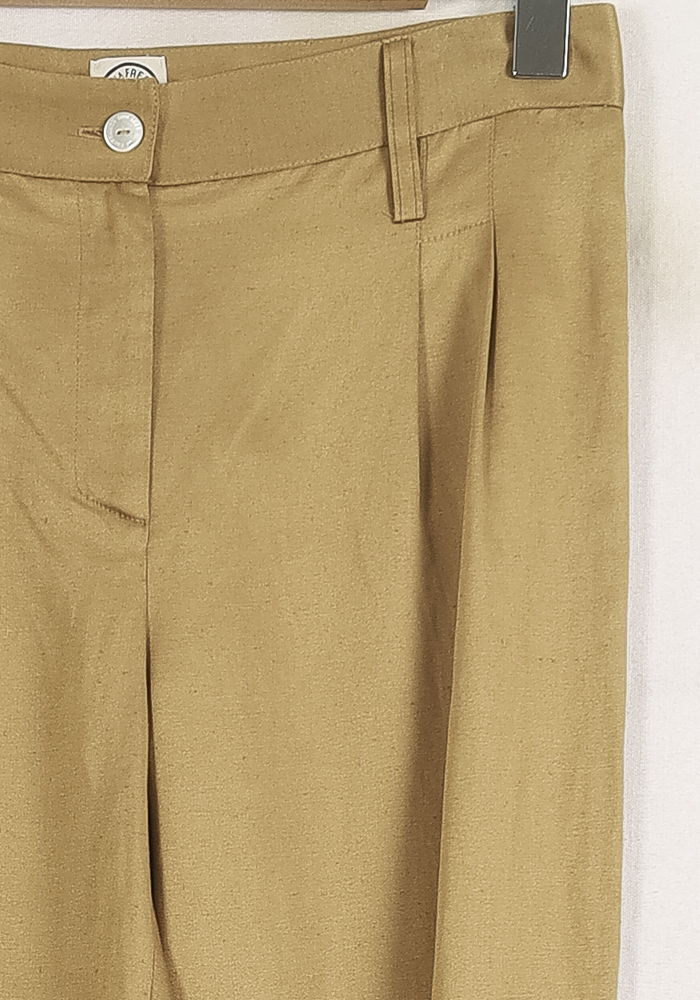 Pantalon Cigarette Beige - Taille S/36 de la marque Ines de la Fressange Paris | PARAD76658 - Vendu par Paradigme - Image 3