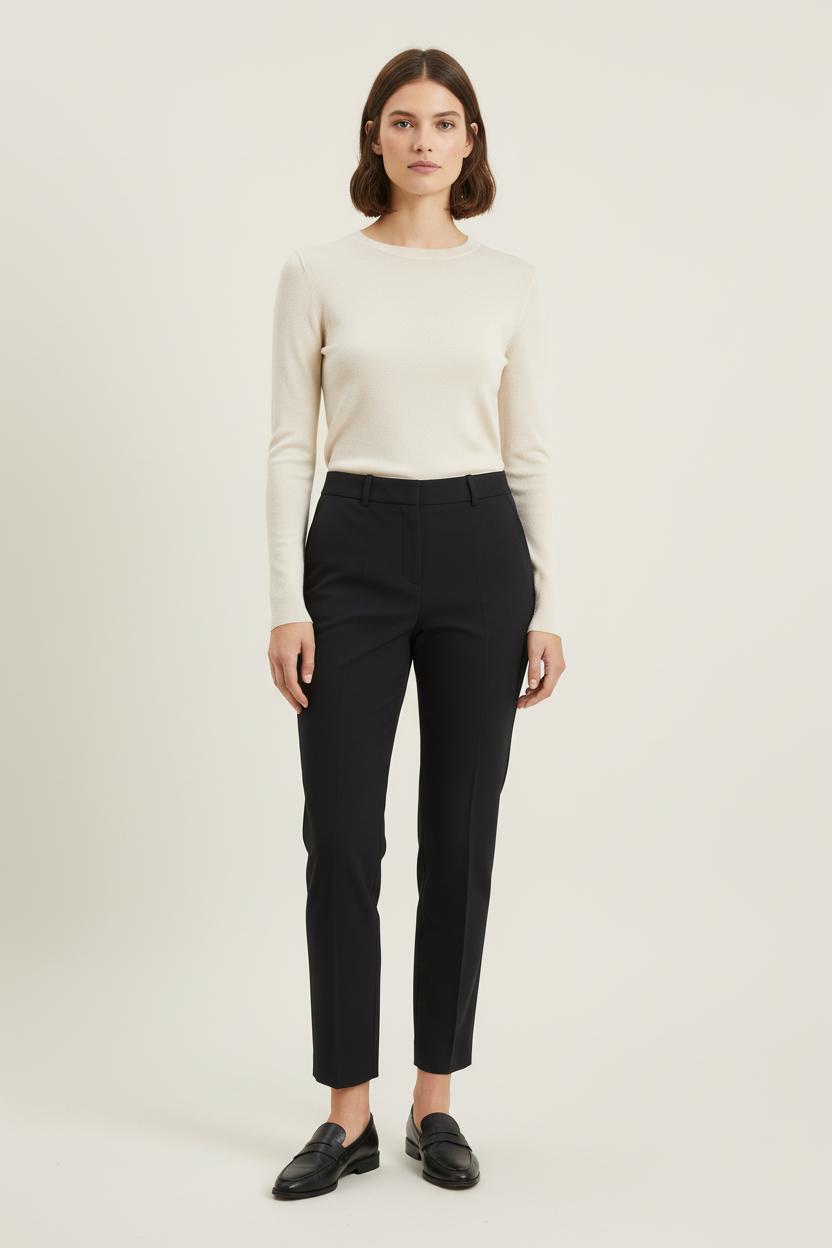 Pantalon Cigarette Noir - Taille S/36 de la marque Ines de la Fressange Paris | PARAD76659 - Vendu par Paradigme - Image 1
