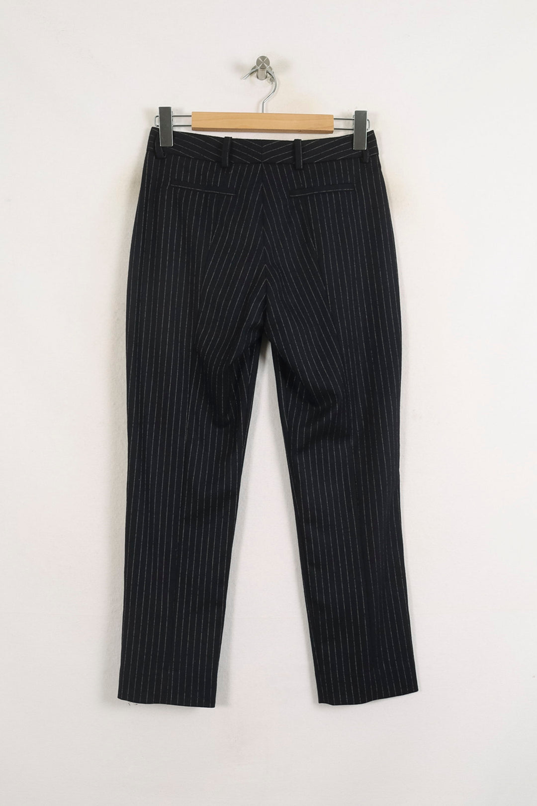 Pantalon À Rayures Noir et Blanc - Taille S/36 de la marque Ines de la Fressange Paris | PARAD76660 - Vendu par Paradigme - Image 4