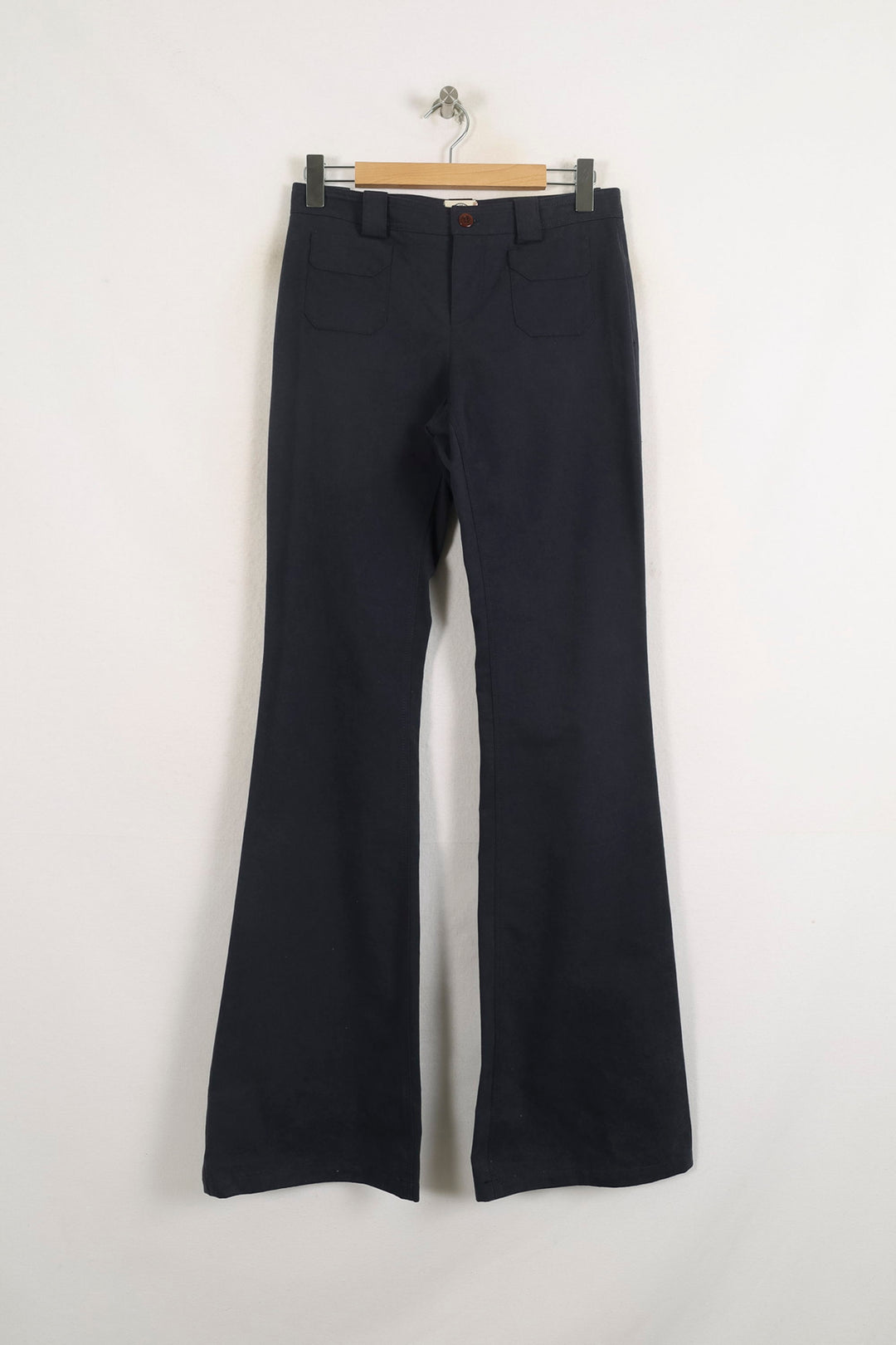 Pantalon Évasé Bleu - Taille L/40 de la marque Ines de la Fressange Paris | PARAD76662 - Vendu par Paradigme - Image 2