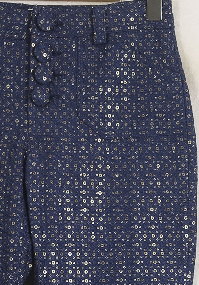 Pantalon Évasé Bleu - Taille S/36 de la marque Ines de la Fressange Paris | PARAD76663 - Vendu par Paradigme - Image 3