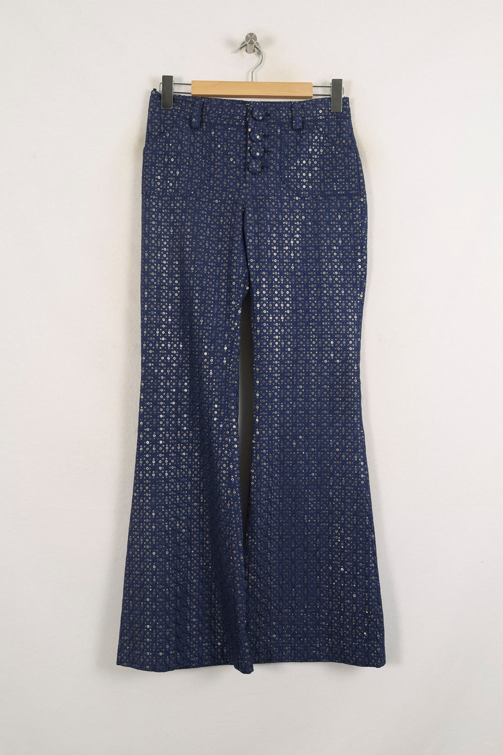 Pantalon Évasé Bleu - Taille S/36 de la marque Ines de la Fressange Paris | PARAD76663 - Vendu par Paradigme - Image 2