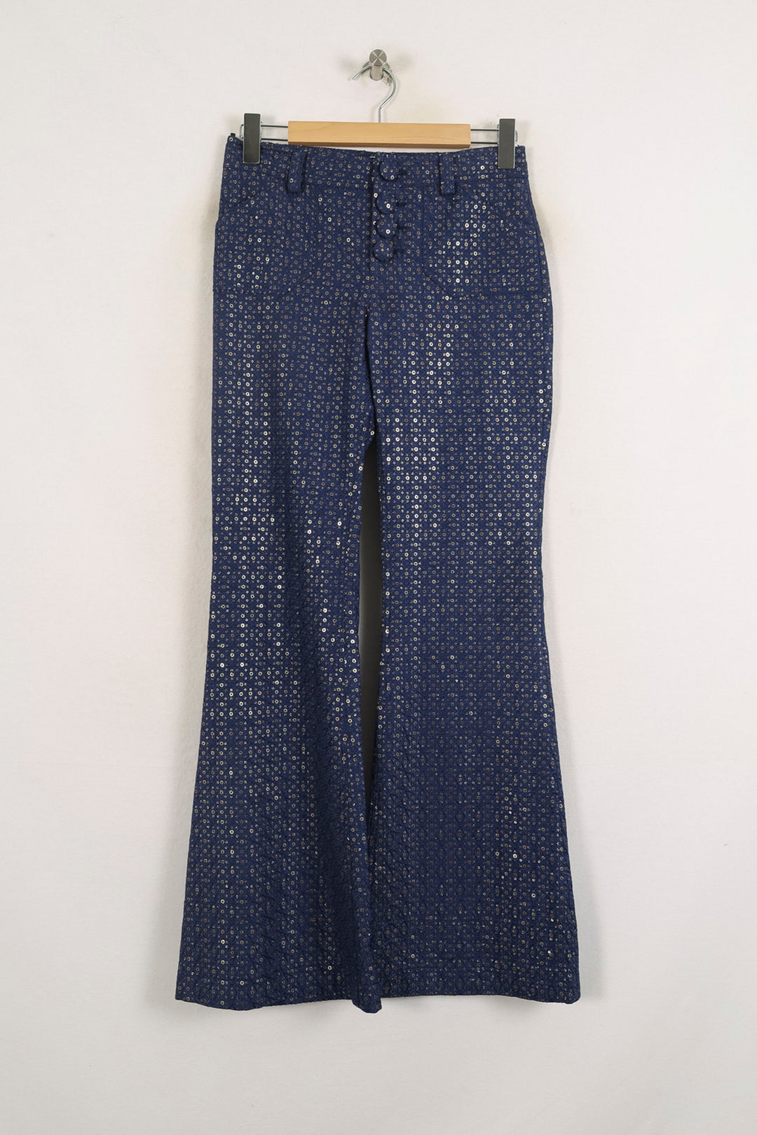 Pantalon Évasé Bleu - Taille S/36 de la marque Ines de la Fressange Paris | PARAD76663 - Vendu par Paradigme - Image 2
