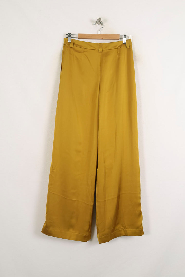 Pantalon Large Jaune - Taille S/36 de la marque Ines de la Fressange Paris | PARAD76670 - Vendu par Paradigme - Image 4