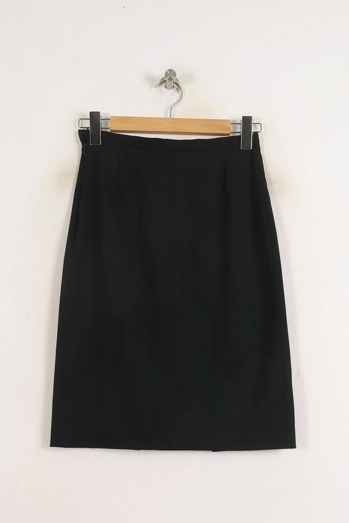 Jupe Droite Noire - Taille S/36 de la marque Ines de la Fressange Paris | PARAD76675 - Vendu par Paradigme - Image 4