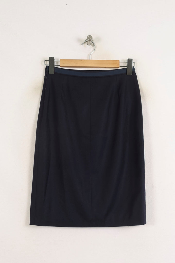 Jupe Crayon Bleue - Taille S/36 de la marque Ines de la Fressange Paris | PARAD76677 - Vendu par Paradigme - Image 4