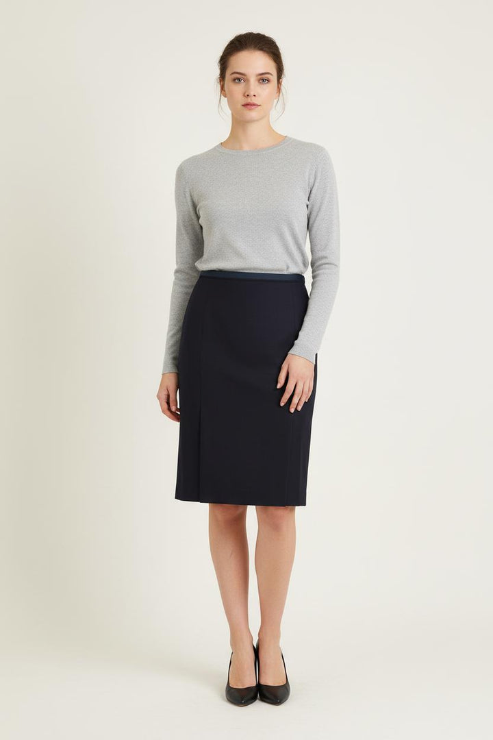 Jupe Crayon Bleue - Taille S/36 de la marque Ines de la Fressange Paris | PARAD76677 - Vendu par Paradigme - Image 1