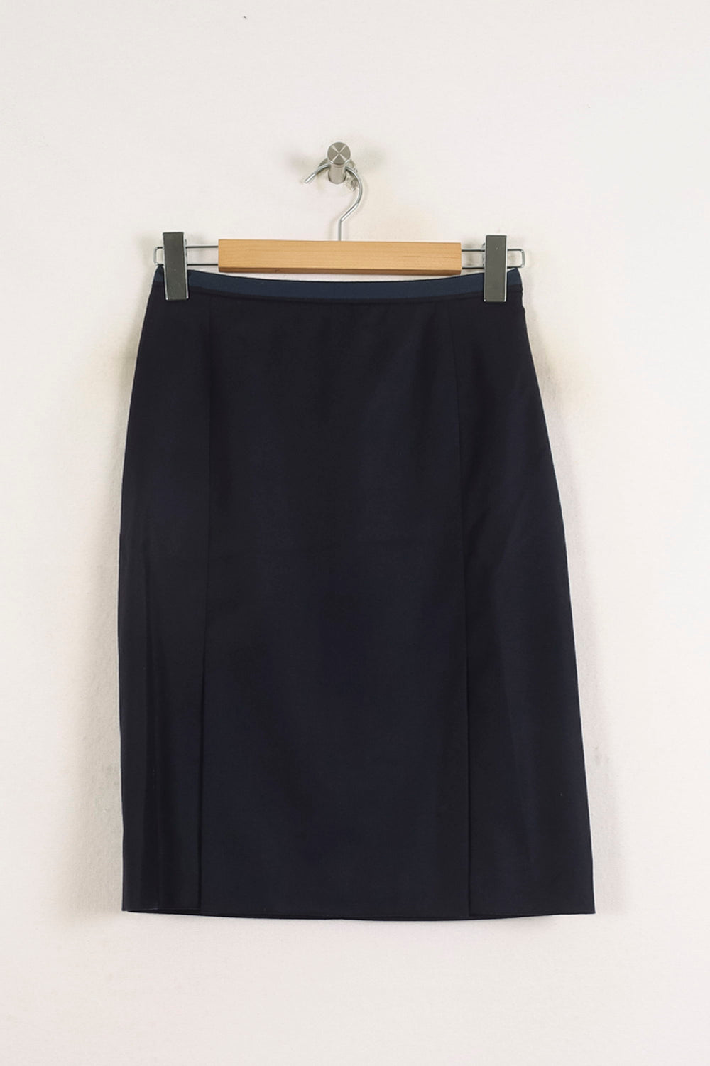 Jupe Crayon Bleue - Taille S/36 de la marque Ines de la Fressange Paris | PARAD76677 - Vendu par Paradigme - Image 2