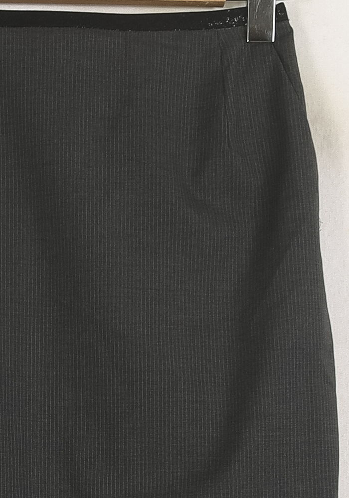 Jupe Midi Grise - Taille M/38 de la marque Ines de la Fressange Paris | PARAD76678 - Vendu par Paradigme - Image 3