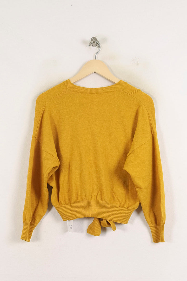 Pull Jaune - Taille S/36 de la marque La Fée Maraboutée | PARAD76682 - Vendu par Paradigme - Image 4