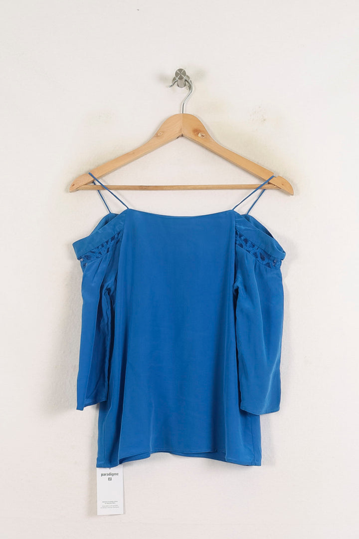 Blouse Bleue - Taille XS/34 de la marque One Step | PARAD76685 - Vendu par Paradigme - Image 4