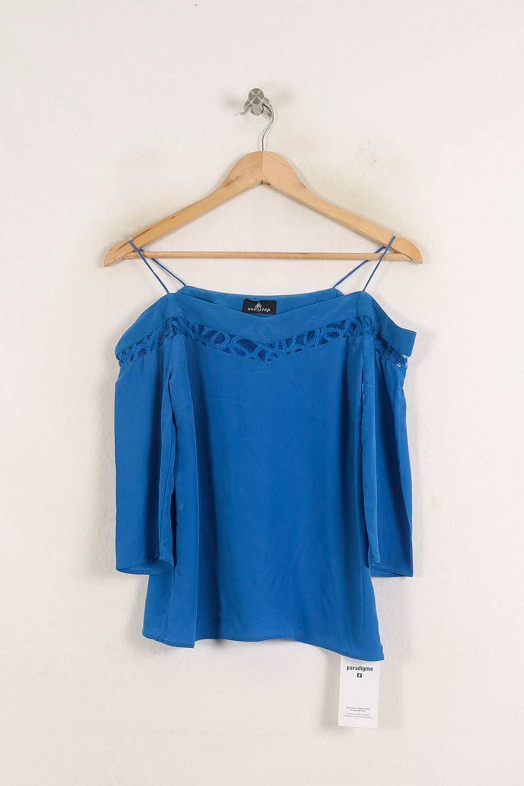 Blouse Bleue - Taille XS/34 de la marque One Step | PARAD76685 - Vendu par Paradigme - Image 2