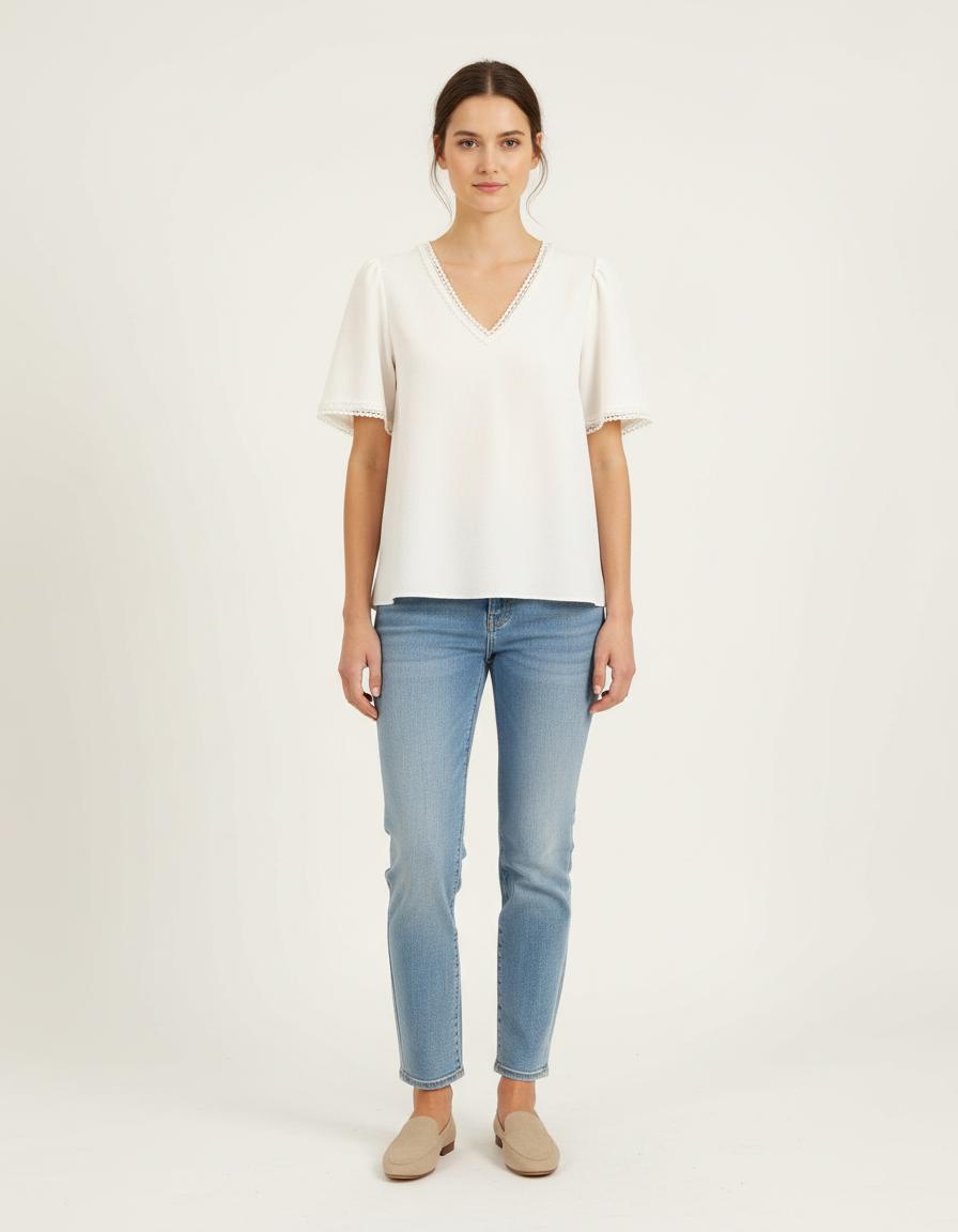 Blouse Blanche - Taille XS/34 de la marque Sézane | PARAD76686 - Vendu par Paradigme - Image 1