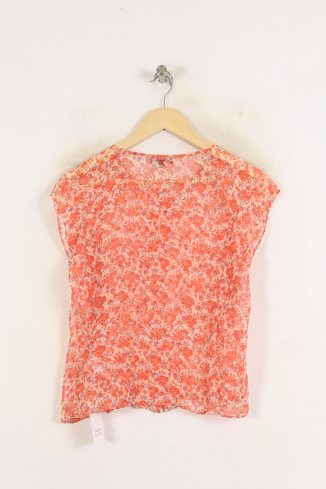 Blouse Rouge et Blanche - Taille S/36 de la marque Caroll | PARAD76687 - Vendu par Paradigme - Image 4
