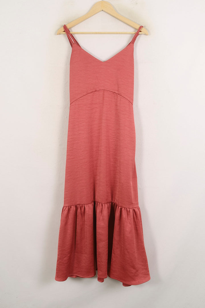 Robe Longue Rose - Taille XS/34 de la marque Claudie Pierlot | PARAD76690 - Vendu par Paradigme - Image 2