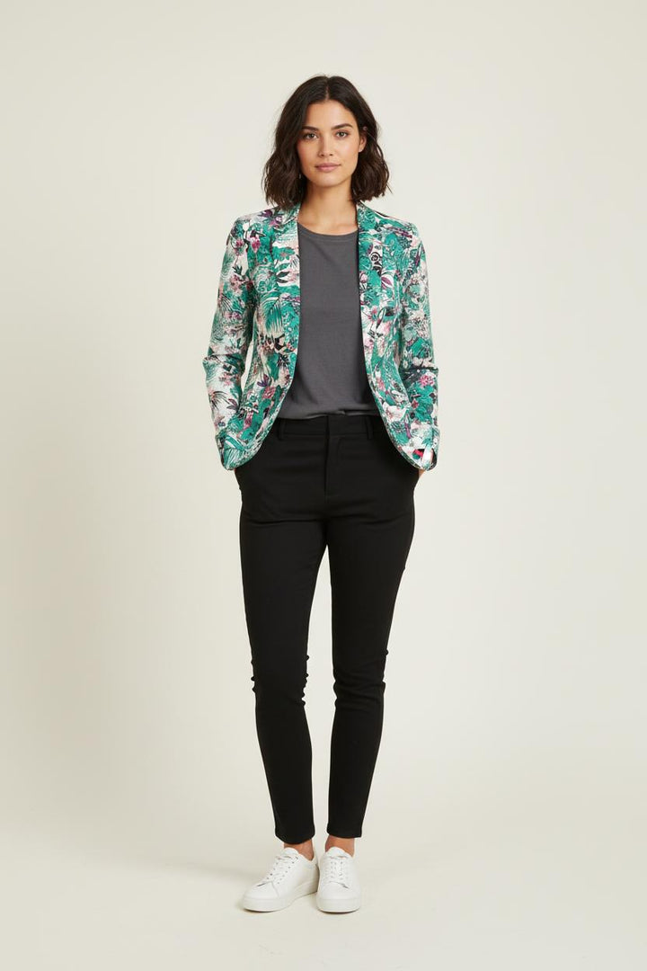 Blazer Vert et Blanc - Taille XS/34 de la marque IKKS | PARAD76693 - Vendu par Paradigme - Image 1