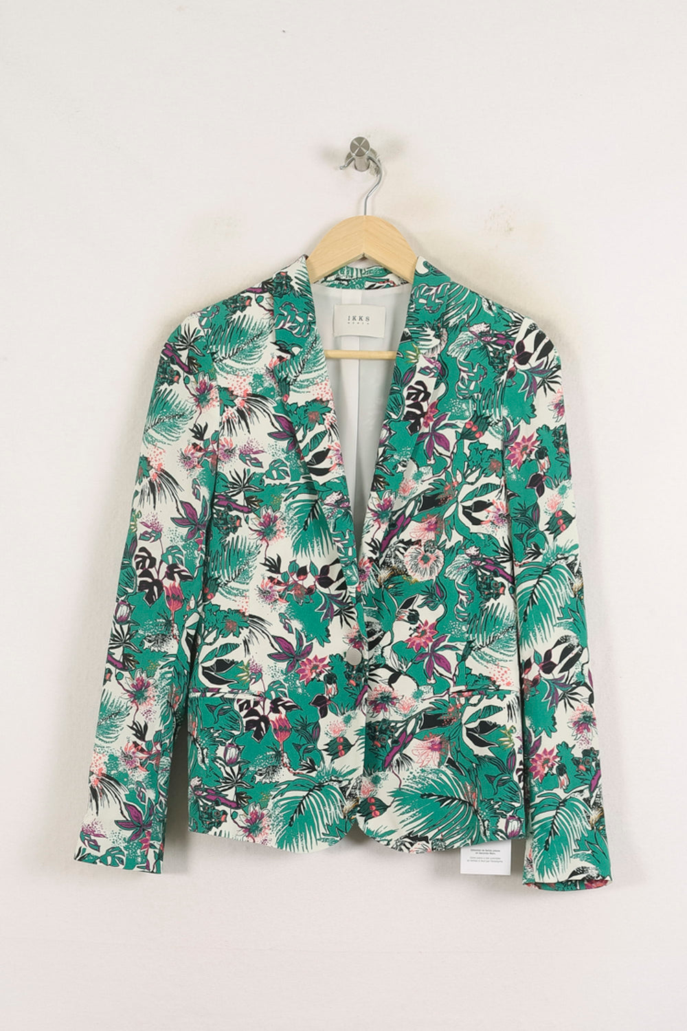 Blazer Vert et Blanc - Taille XS/34 de la marque IKKS | PARAD76693 - Vendu par Paradigme - Image 2