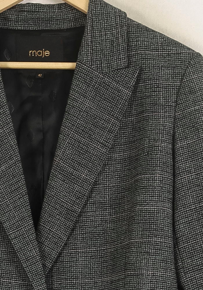 Blazer Gris - Taille XL/42 de la marque Maje | PARAD76696 - Vendu par Paradigme - Image 3