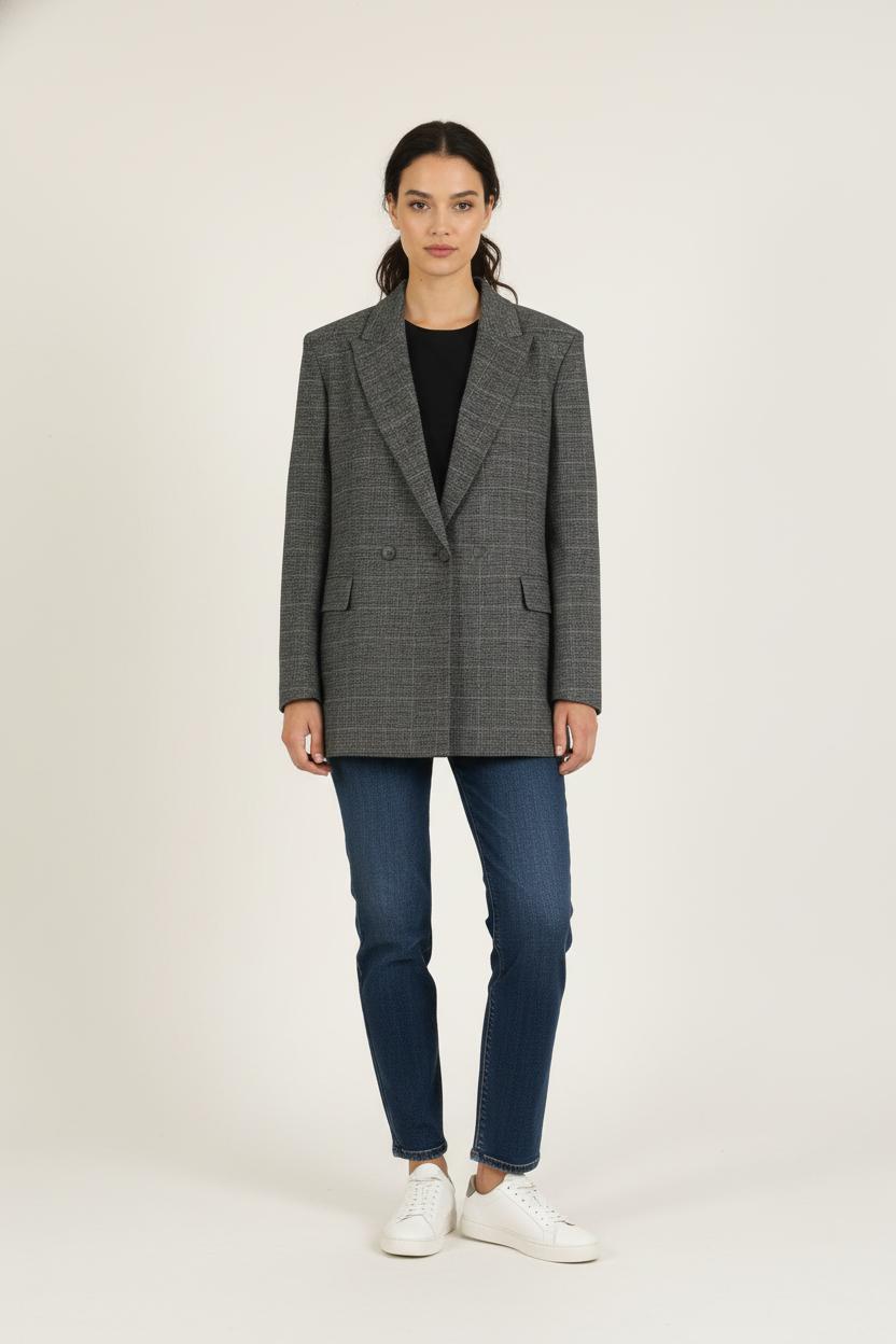 Blazer Gris - Taille XL/42 de la marque Maje | PARAD76696 - Vendu par Paradigme - Image 1