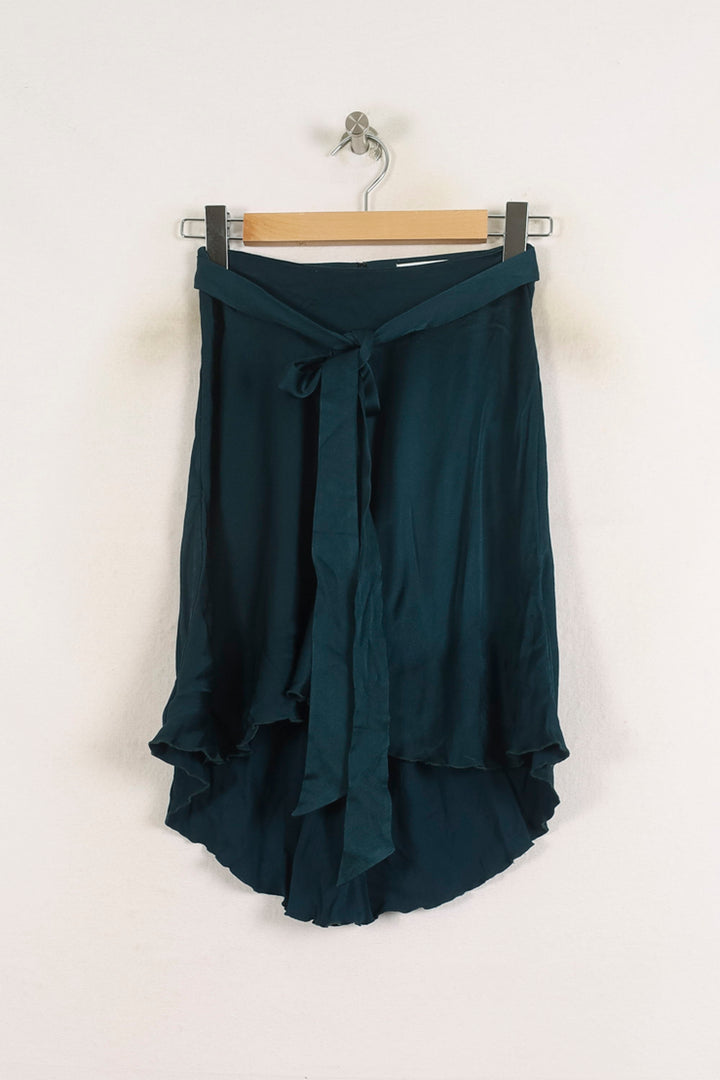 Jupe Portefeuille Verte - Taille S/36 de la marque Vanessa Bruno | PARAD76703 - Vendu par Paradigme - Image 2
