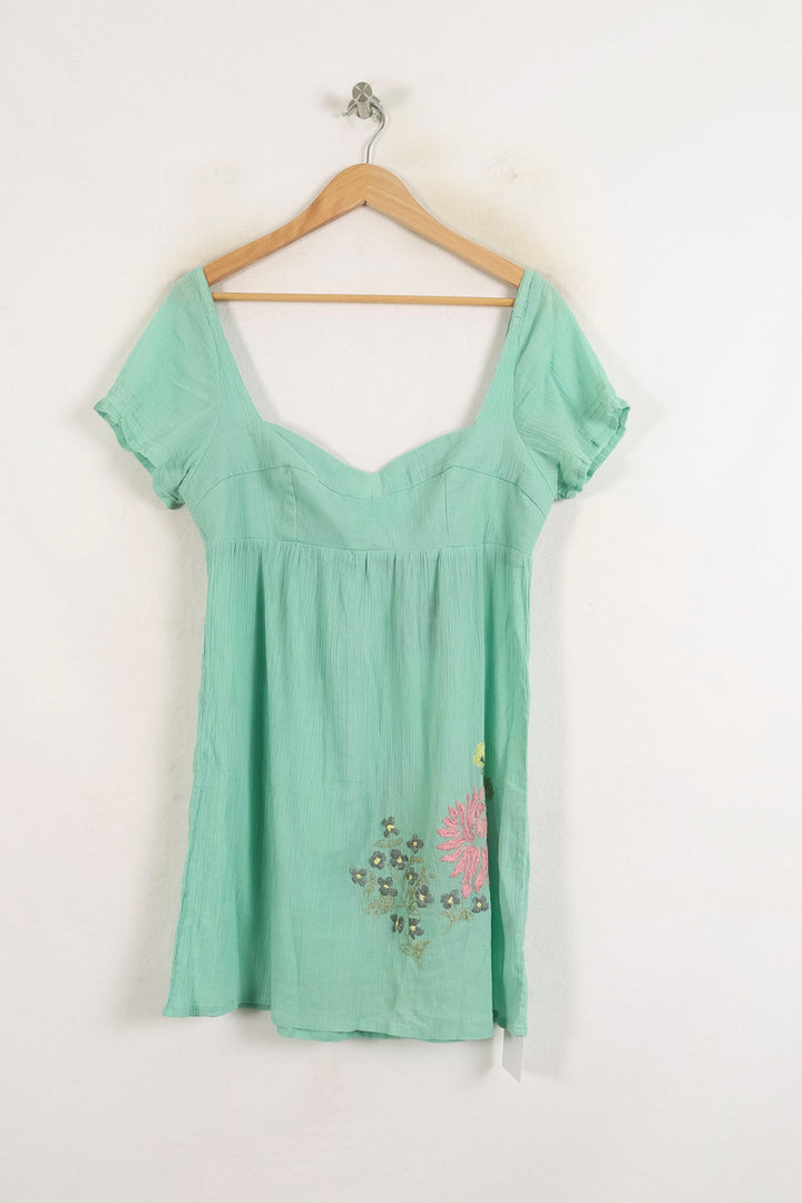 Blouse Verte - Taille L/40 de la marque Antik Batik | PARAD76705 - Vendu par Paradigme - Image 2