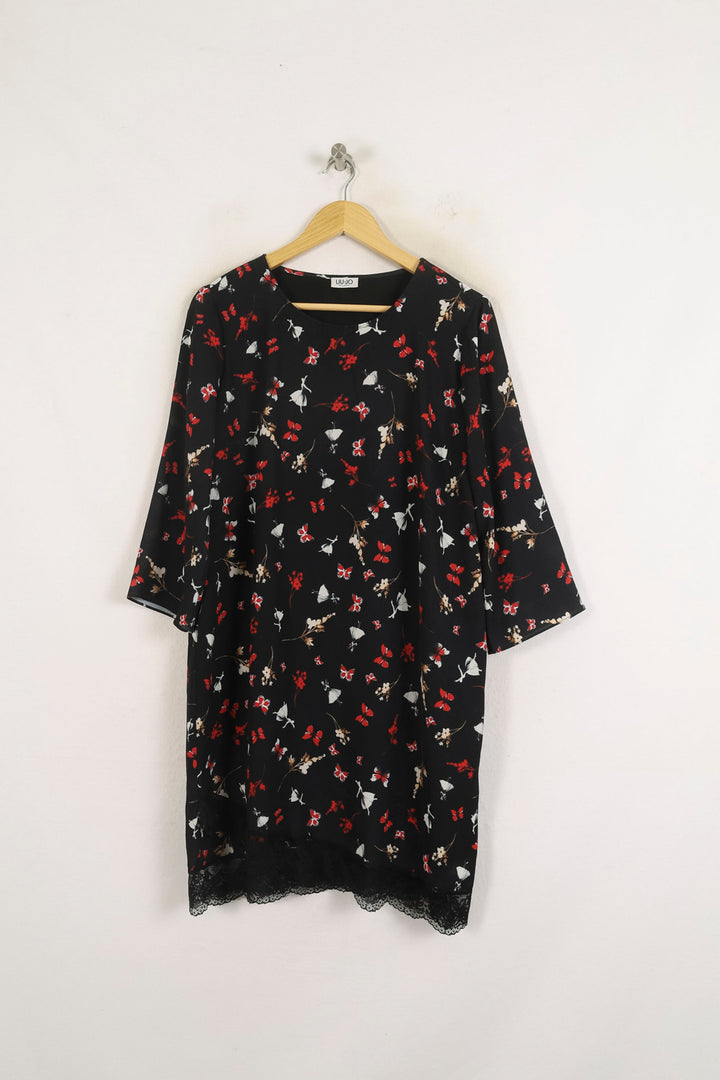 Robe Droite Noire et Rouge - Taille XXXL/46 de la marque Liu Jo | PARAD76708 - Vendu par Paradigme - Image 2
