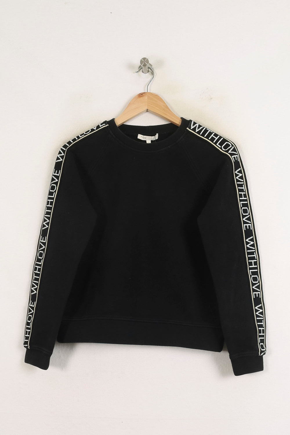 Sweat Noir et Blanc - Taille S/36 de la marque Maje | PARAD76710 - Vendu par Paradigme - Image 2