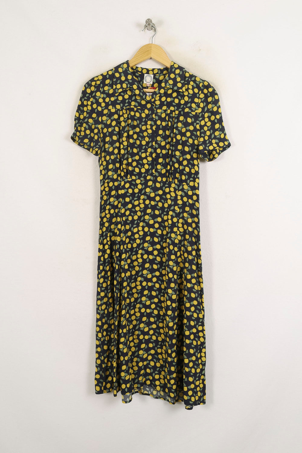 Robe Midi Bleu et Jaune - Taille S/36 de la marque Ines de la Fressange Paris | PARAD76712 - Vendu par Paradigme - Image 2
