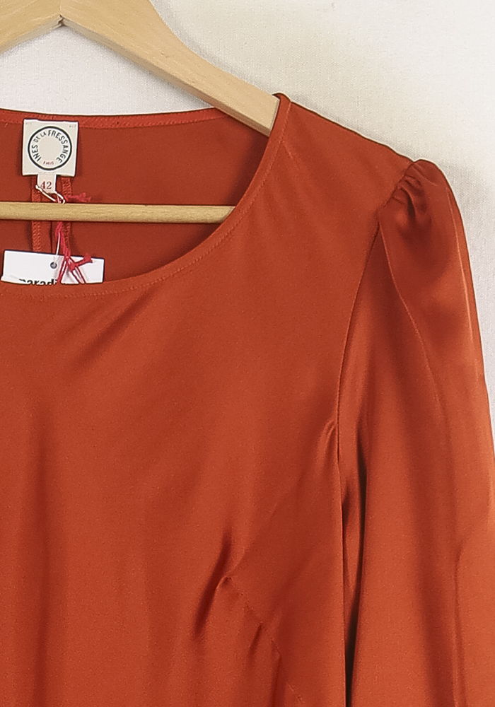 Robe Droite Bordeaux - Taille XL/42 de la marque Ines de la Fressange Paris | PARAD76713 - Vendu par Paradigme - Image 3