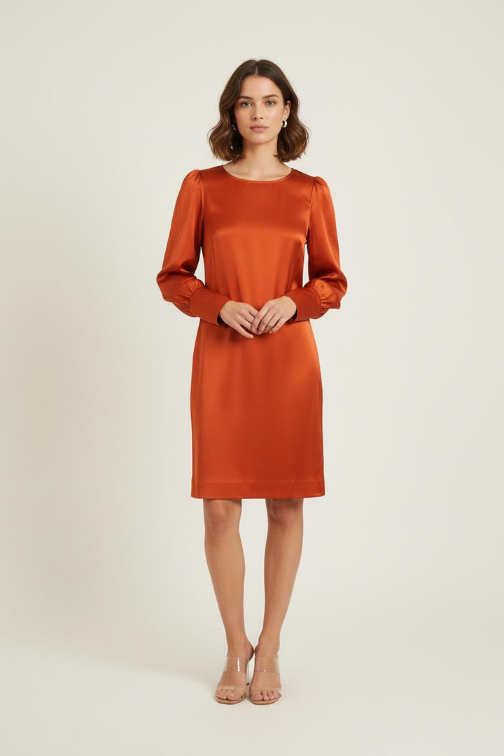 Robe Midi Bordeaux - Taille L/40 de la marque Ines de la Fressange Paris | PARAD76714 - Vendu par Paradigme - Image 1