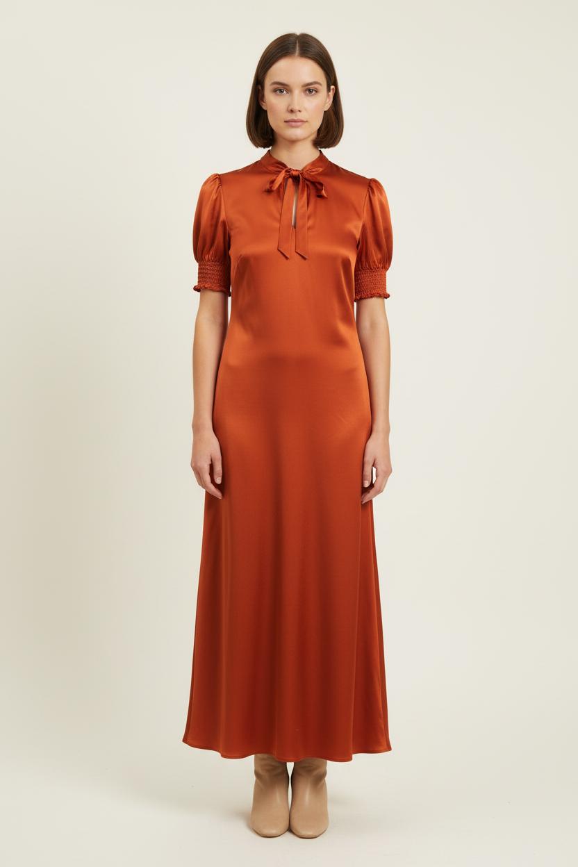 Robe Longue Bordeaux - Taille M/38 de la marque Ines de la Fressange Paris | PARAD76715 - Vendu par Paradigme - Image 1