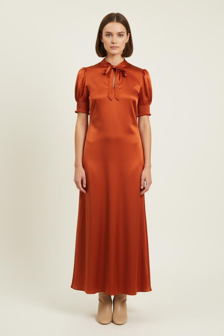 Robe Longue Bordeaux - Taille M/38 de la marque Ines de la Fressange Paris | PARAD76715 - Vendu par Paradigme - Image 1