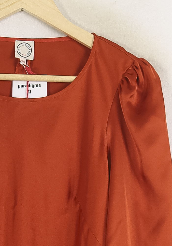 Robe Droite Bordeaux - Taille M/38 de la marque Ines de la Fressange Paris | PARAD76716 - Vendu par Paradigme - Image 3