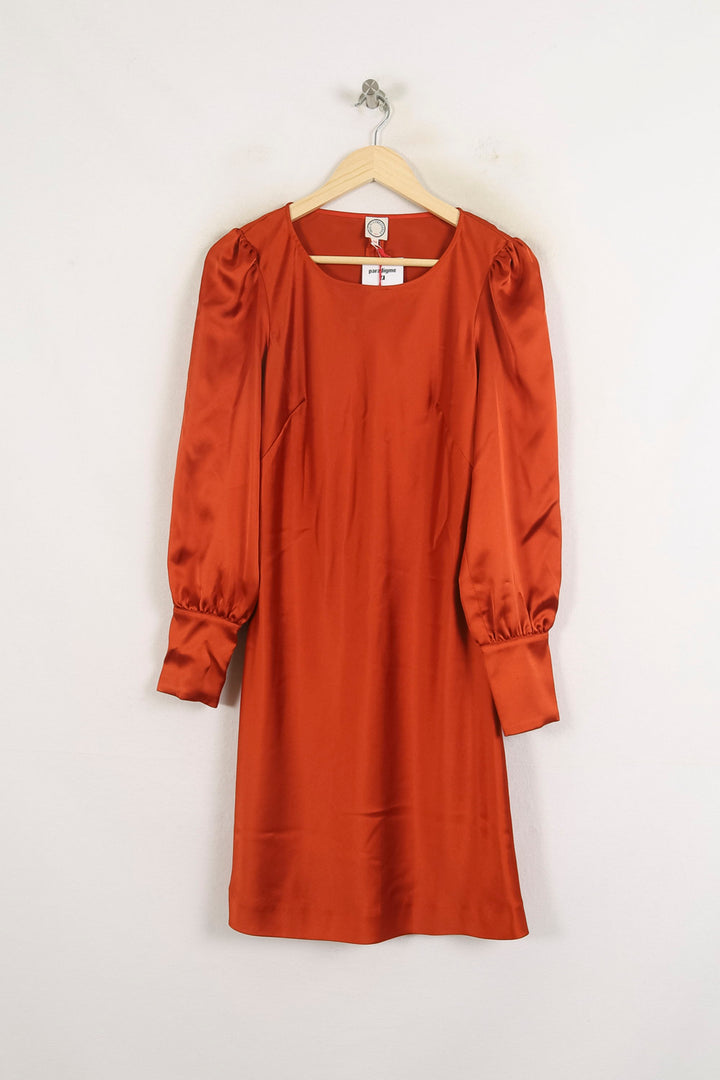 Robe Droite Bordeaux - Taille M/38 de la marque Ines de la Fressange Paris | PARAD76716 - Vendu par Paradigme - Image 2