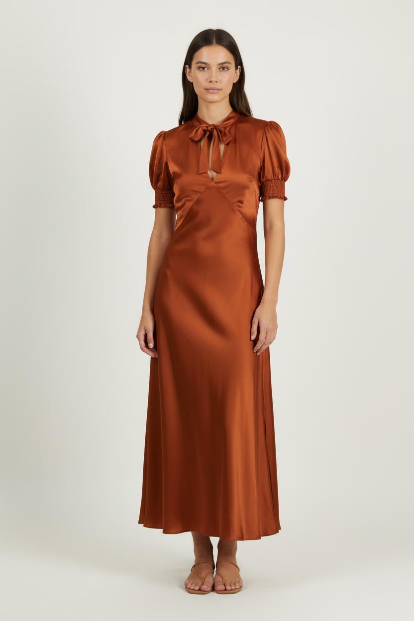 Robe Longue Bordeaux - Taille S/36 de la marque Ines de la Fressange Paris | PARAD76717 - Vendu par Paradigme - Image 1