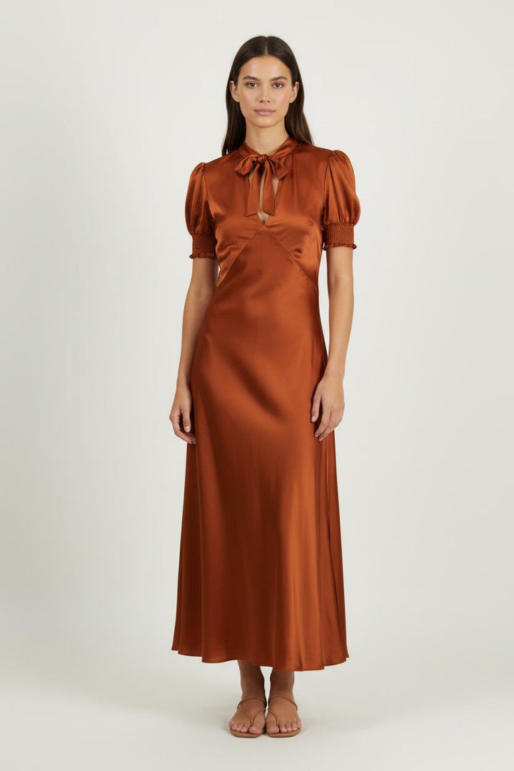 Robe Longue Bordeaux - Taille S/36 de la marque Ines de la Fressange Paris | PARAD76717 - Vendu par Paradigme - Image 1