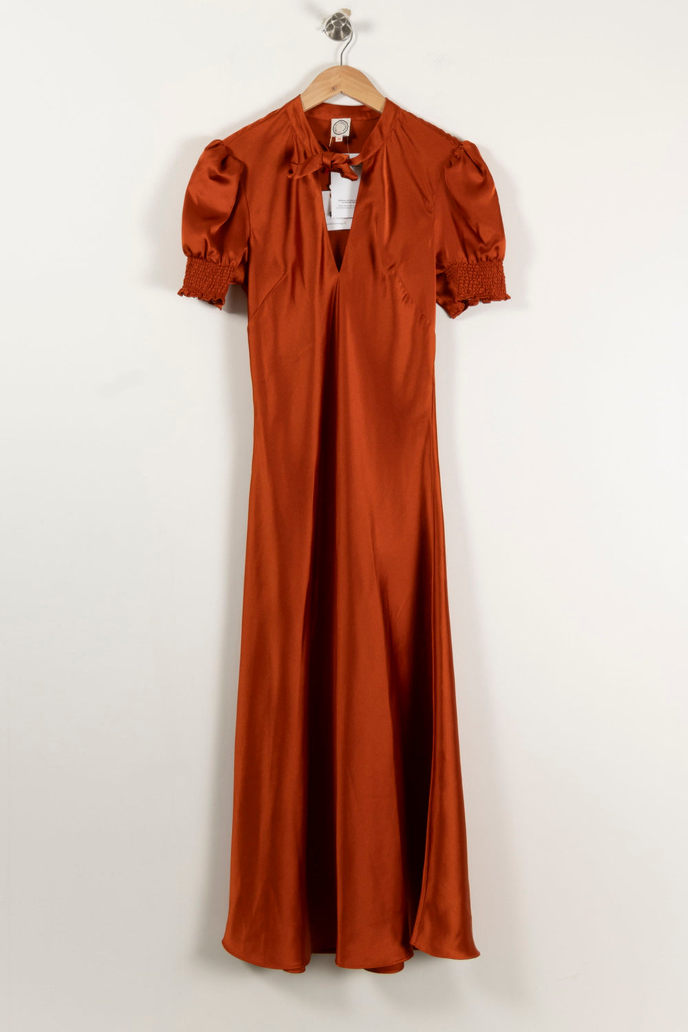 Robe Longue Bordeaux - Taille S/36 de la marque Ines de la Fressange Paris | PARAD76717 - Vendu par Paradigme - Image 2