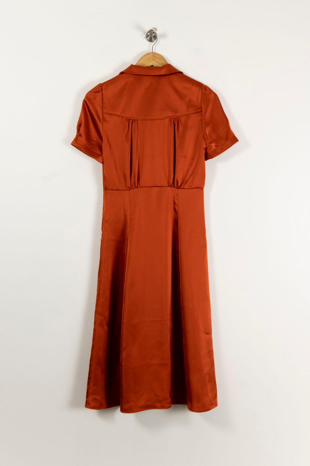 Robe Chemisier Bordeaux - Taille S/36 de la marque Ines de la Fressange Paris | PARAD76718 - Vendu par Paradigme - Image 4