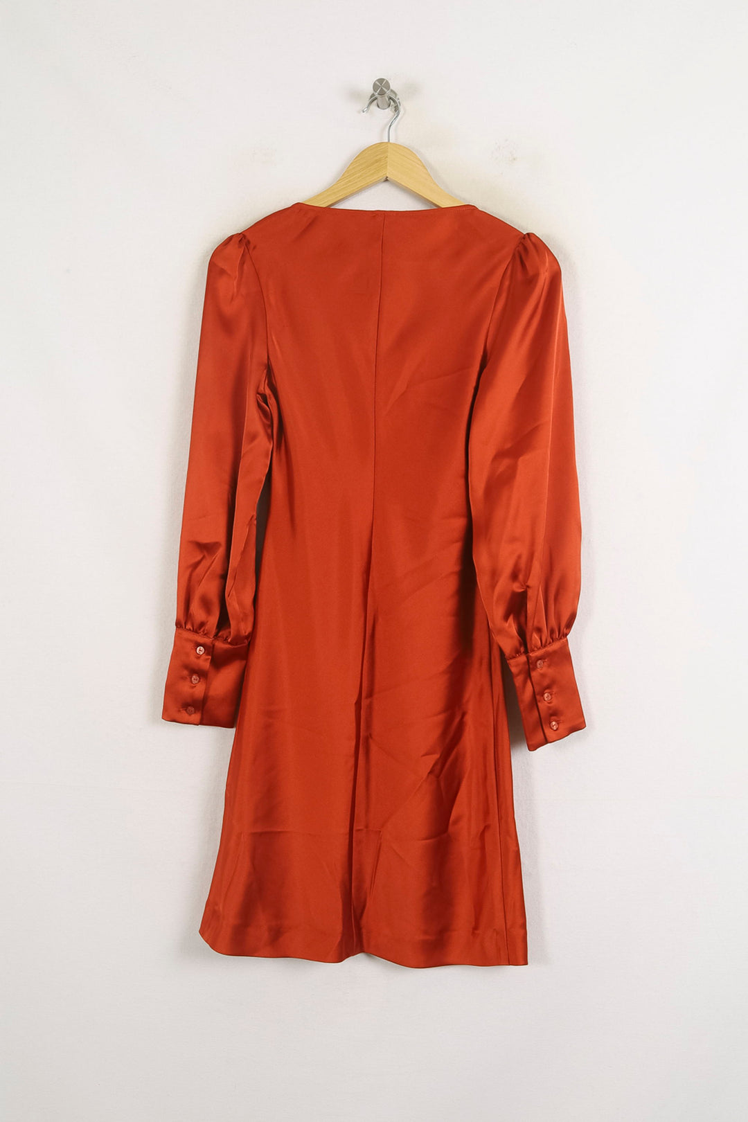 Robe Droite Bordeaux - Taille S/36 de la marque Ines de la Fressange Paris | PARAD76720 - Vendu par Paradigme - Image 4