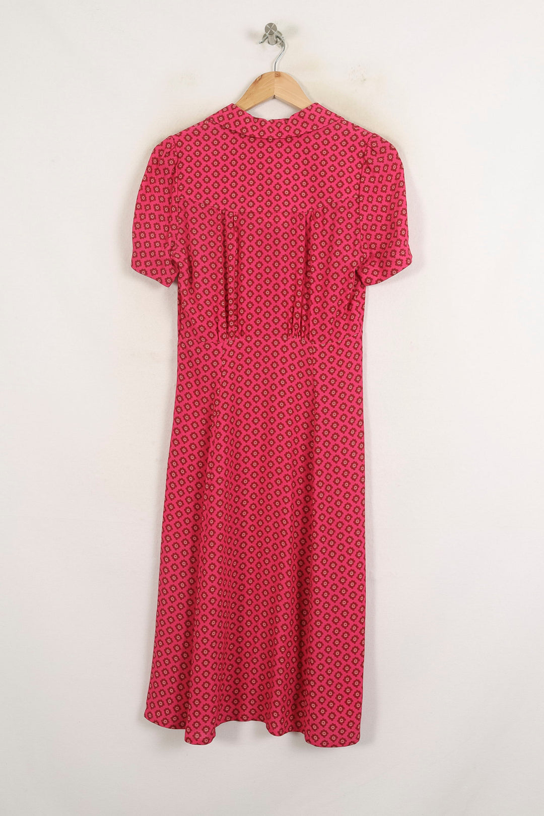 Robe Midi Rose - Taille S/36 de la marque Ines de la Fressange Paris | PARAD76721 - Vendu par Paradigme - Image 4