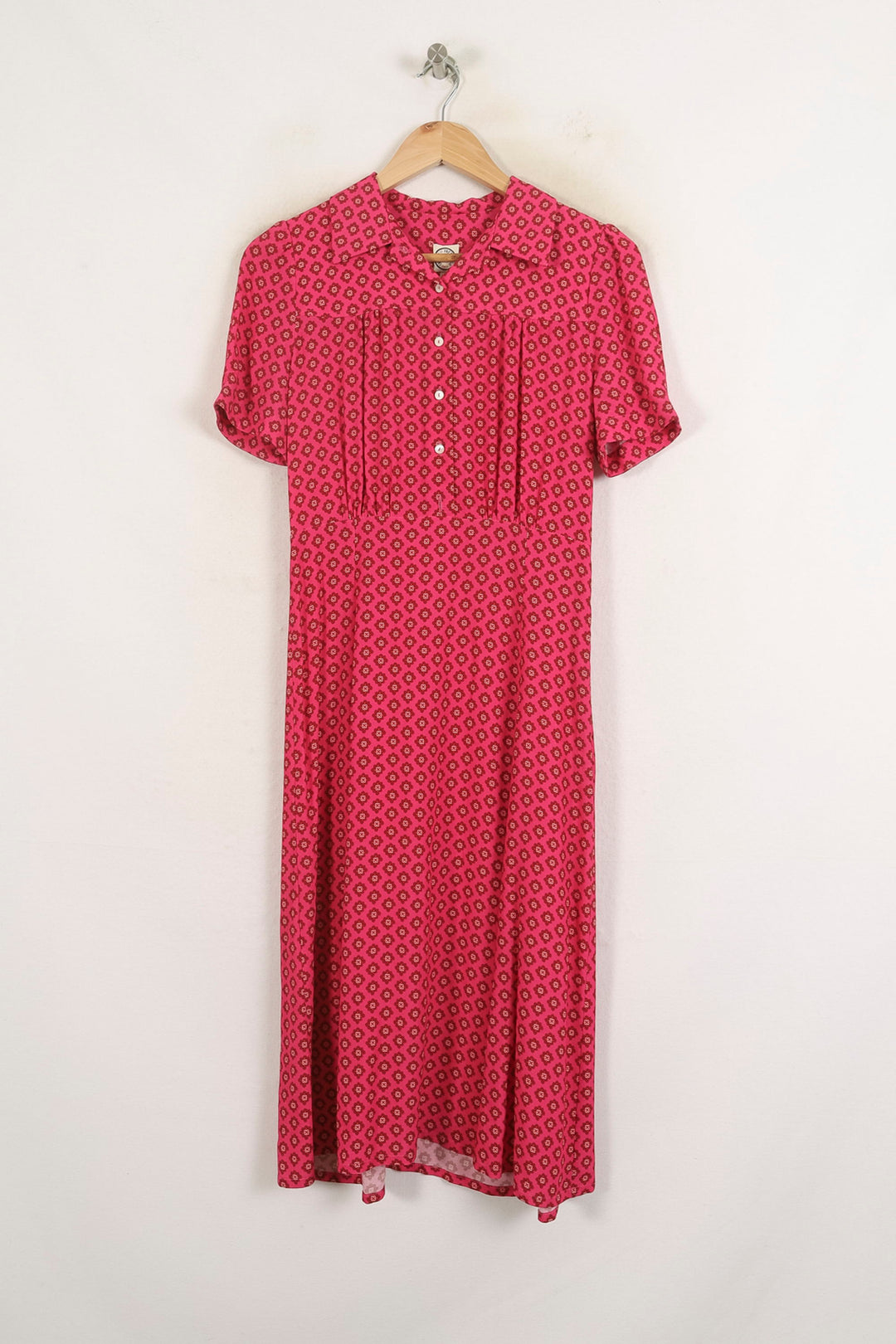 Robe Midi Rose - Taille S/36 de la marque Ines de la Fressange Paris | PARAD76721 - Vendu par Paradigme - Image 2